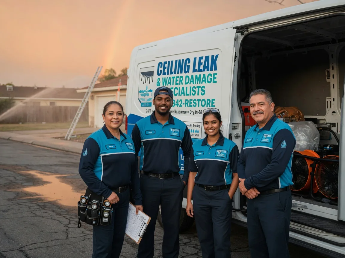 Ceiling Leak Cleanup company in Voca, TX